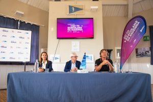 go to barcolana da ravenna isabella malagoli, giovanni ceccarelli e dean bassi (da sx) ph press