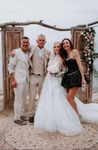 antonio vandoni e ileana falcone con chiara squaglia