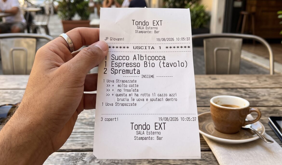 Scontrino Rimini ph AI